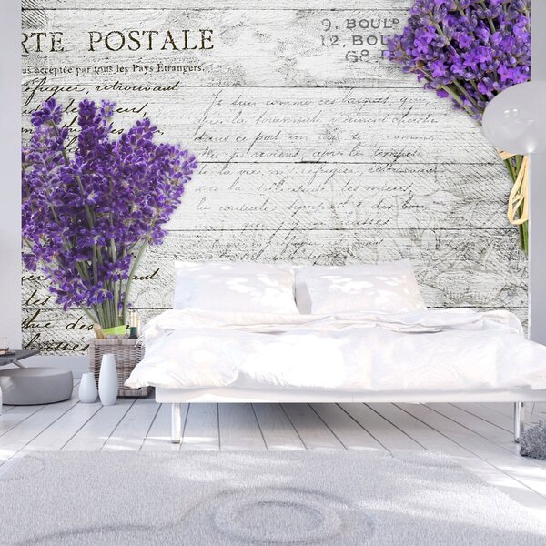 Fototapeta levanduľová pohľadnica - Lavender postcard