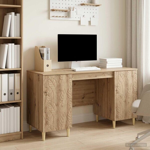Maison Exclusive – Písací stôl Artisan z dubového dreva 142,5 x 50 x 75 cm, drevotrieska