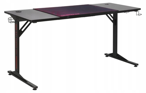 Furnitex Herný Písací Stôl B9-FX S Karbónovým Vzorom