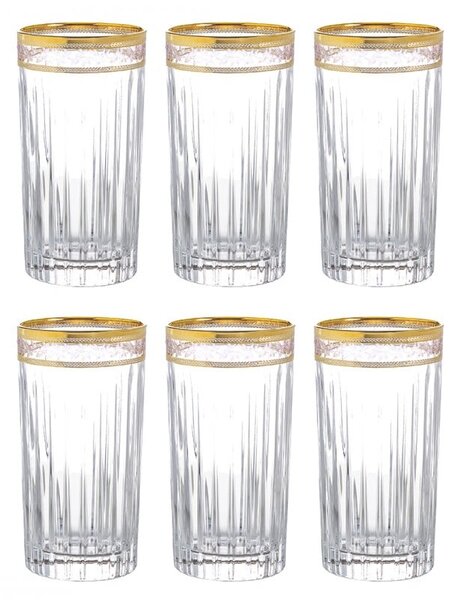 BOHEMIA PRESTIGE DORATO POHÁR 440ML SADA 6 KS