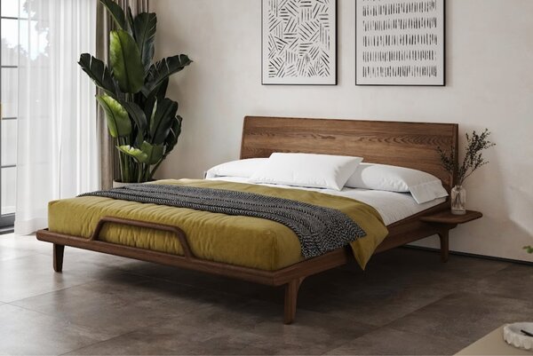 Posteľ z masívu 180x200 Nordica dekor orech