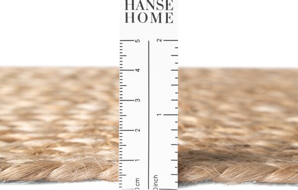 Hanse Home, Kusový koberec Jute Braided 106330 Natural Green kruh, 150x150 (priemer) kruh, zelená, chodba / predsieň
