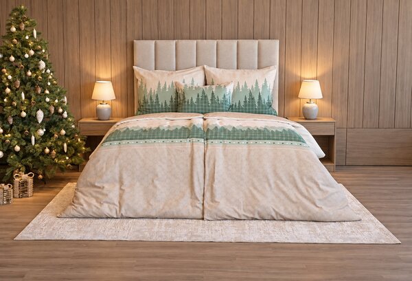 Obliečky Larsen Flanel premium 1x 140/200, 1x 70/90