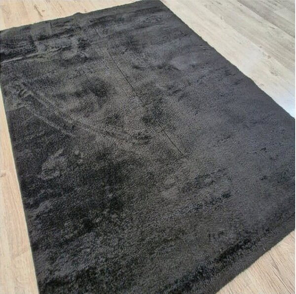 HU Koberec Plush Deluxe Antracitový Rozmer: 50x80 cm