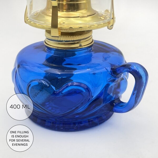 Brilagi - petrolejová lampa MERLIN modrá