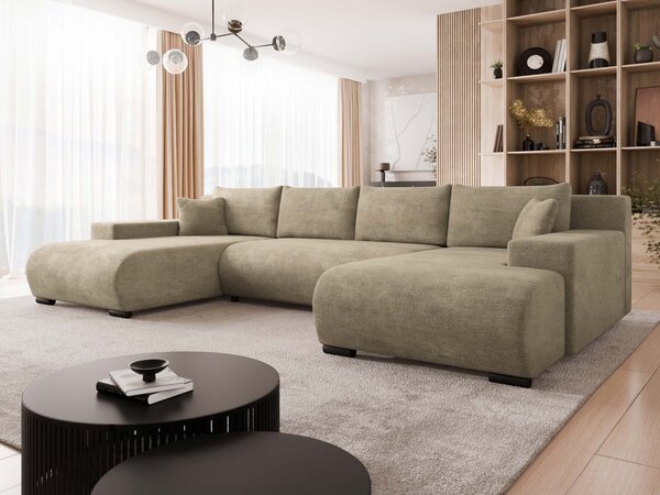 Mirjan24 Rohová sedačka Teromis U, Dostupné poťahy: Flow 06 5903211465642