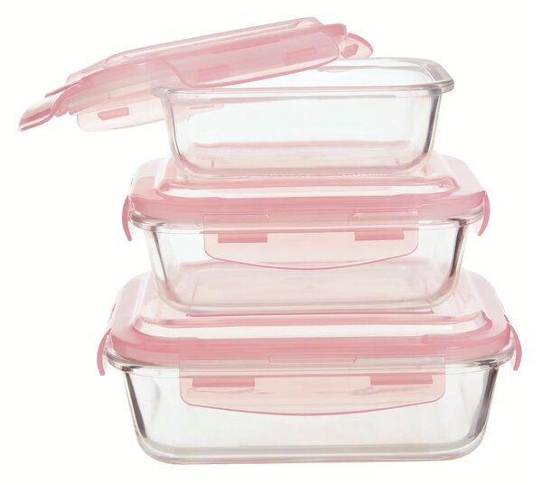 Barattolo Freska Premier Housewares 1300 Ml | Vetro Con Coperchio Rosa Oro | Per Conservare Alimenti O Decorare