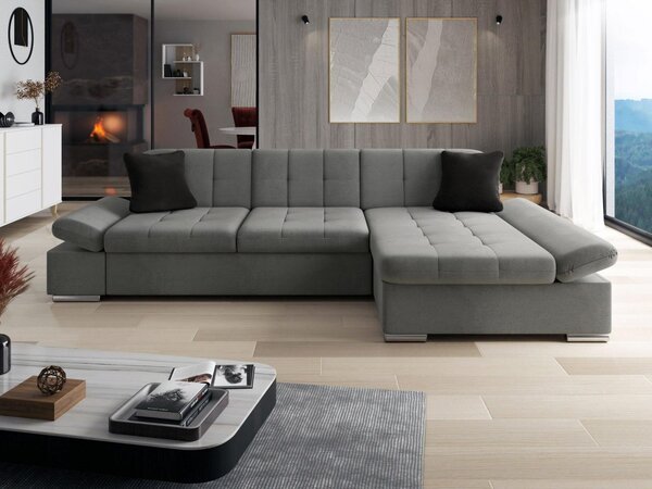 Mirjan24 Rohová rozkladacia sedacia súprava Laviva Sale, Dostupné poťahy: Lux 06 + Lux 06 + Lux 05, Strana: pravá 5902928813968