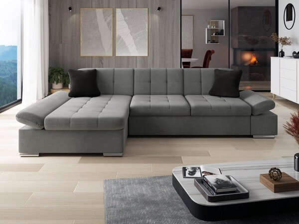 Mirjan24 Rohová rozkladacia sedacia súprava Laviva Sale, Dostupné poťahy: Lux 06 + Lux 06 + Lux 05, Strana: pravá 5902928813968