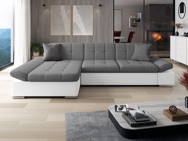Mirjan24 Rohová rozkladacia sedacia súprava Laviva Sale, Dostupné poťahy: Lux 06 + Lux 06 + Lux 05, Strana: pravá 5902928813968