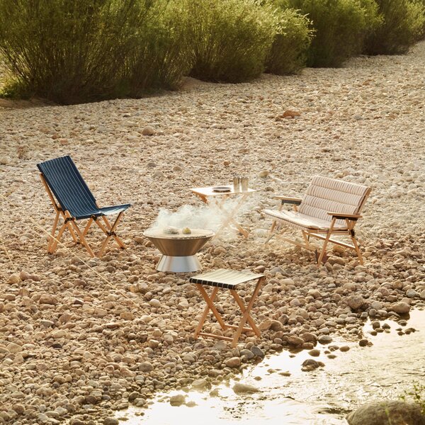 Skladacie kreslo Outdoor Market, Black / Beige – HAY
