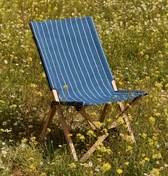 Skladacie kreslo Outdoor Market, Black / Beige – HAY
