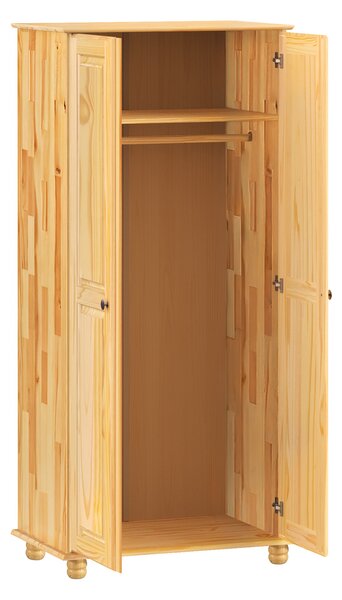 Skriňa 2-dverová 8860K lak, kovové úchytky