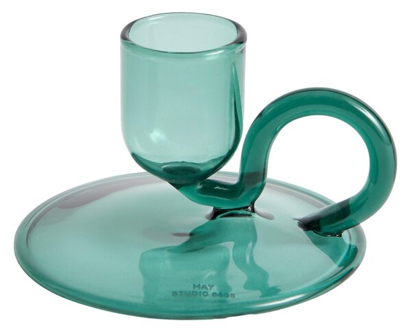 Svietnik Tiny, Curved, Aqua – HAY