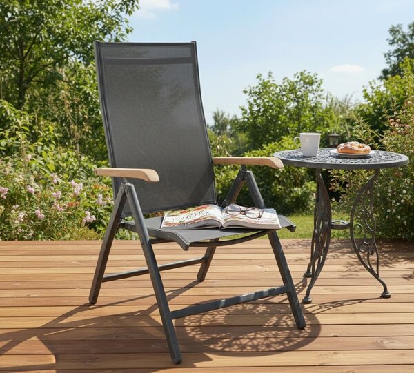 Doppler CONCEPT TEAK FSC® polohovacie záhradné kreslo Doppler