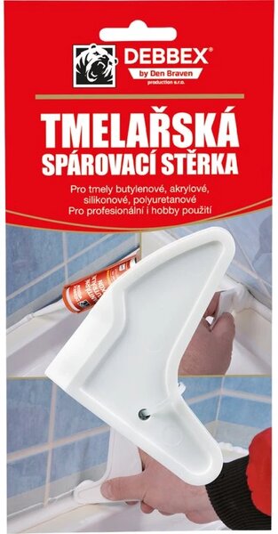 DenBraven Den Braven - Tmeliarska škárovacia stierka - silikónová - biela