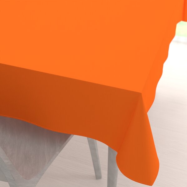 Biante Dekoračný obdĺžnikový obrus Rongo RG-035 Oranžový 50x100 cm