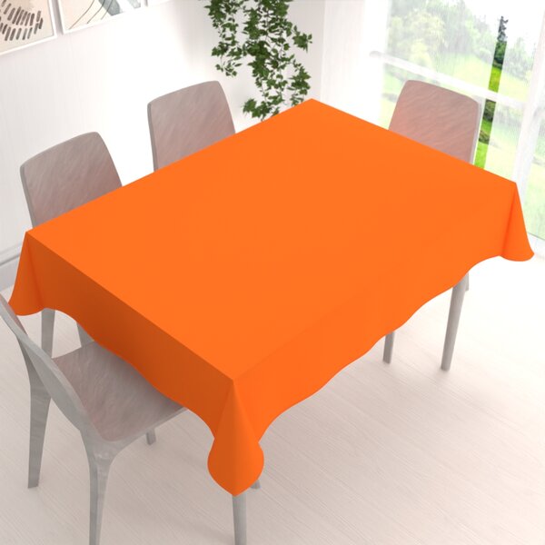 Biante Dekoračný obdĺžnikový obrus Rongo RG-035 Oranžový 50x100 cm