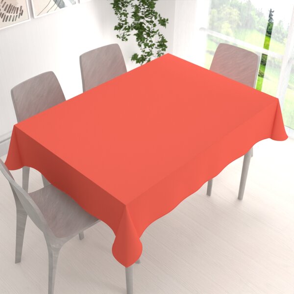 Biante Dekoračný obdĺžnikový obrus Rongo RG-037 Koralový 50x100 cm