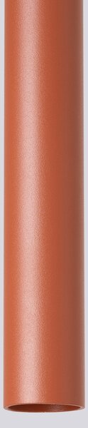 Závesné svietidlo Pastelo, 2x oranžové kovové tienidlo, o