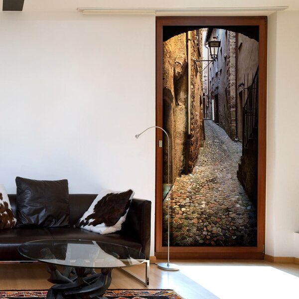 Fototapeta na dvere s motívom kamenného mesta - 90x210