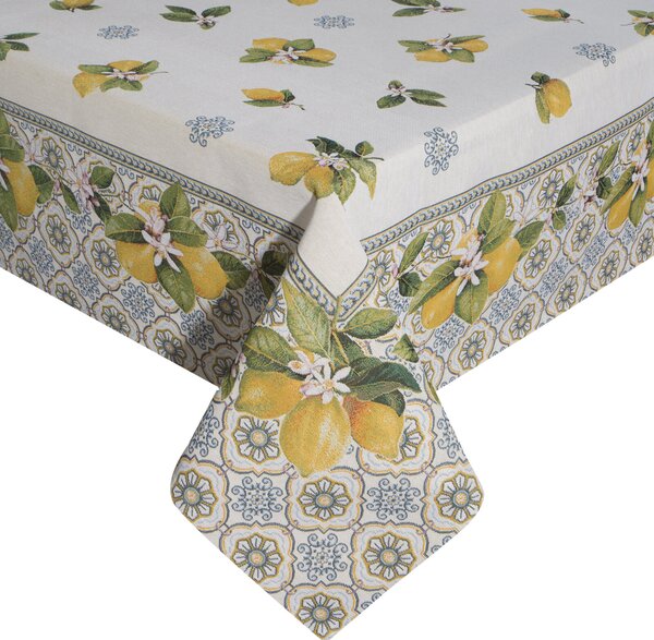 GOBELÍNOVÝ OBRUS LEMON 140X180 CM VZOROVANÝ