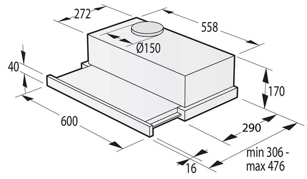 Mora OT 652 GB1 + kupóny na daľší nákup - Odsávač pár