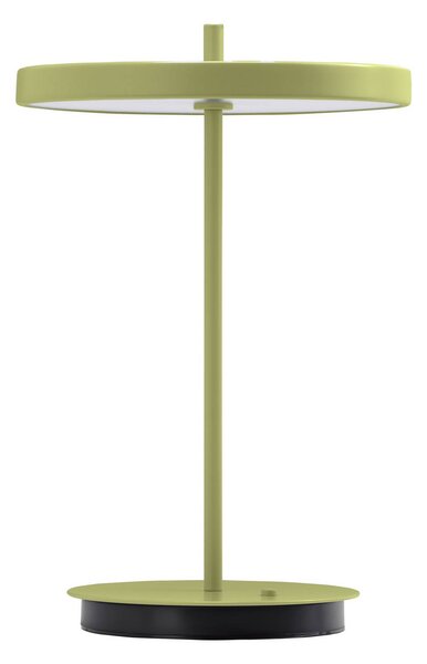 UMAGE LED dobíjacia stolová lampa Asteria Move olivovo zelená uni, 31cm, Zelená, Obývacia izba / jedáleň, kov, Dizajn, Stojacie svietidlo