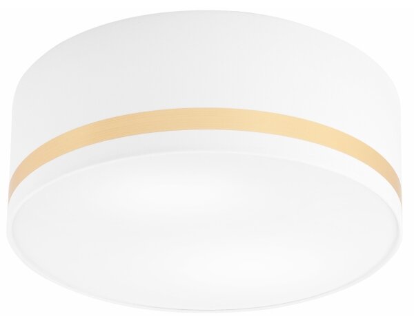 Stropné svietidlo SIRJA STRIPE 2xE27/15W/230V pr. 35 cm biela