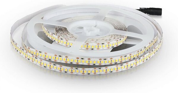 V-TAC LED pás do interiéru 2835 204 SMD/m 5m bal., Studená biela 6000 - 6500K