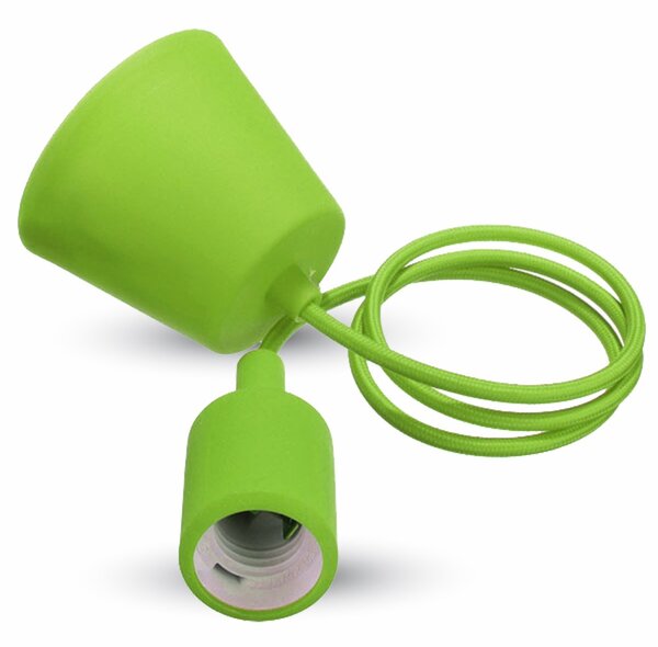 V-TAC Silikónová závesná lampa (12 farieb), Zelená