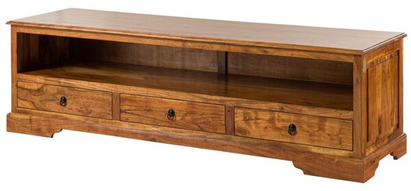CAMBRIDGE HONEY TV stolík 176x50 cm, akácia