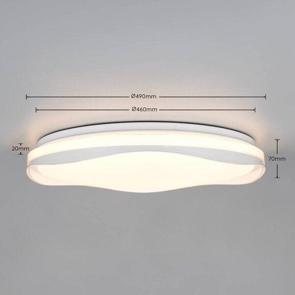 Reality Leuchten Stropné LED svetlo Pavo, sivé, plastové, RGBW, diaľkové ovládanie, Hliník / sivá / zinok, Obývacia izba / jedáleň, Plast, Moderný, Závesné svietidlo