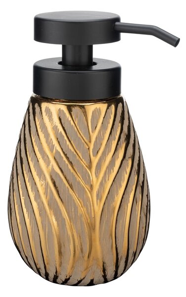 Keramický dávkovač mydla v zlatej farbe 330 ml Idro – Wenko