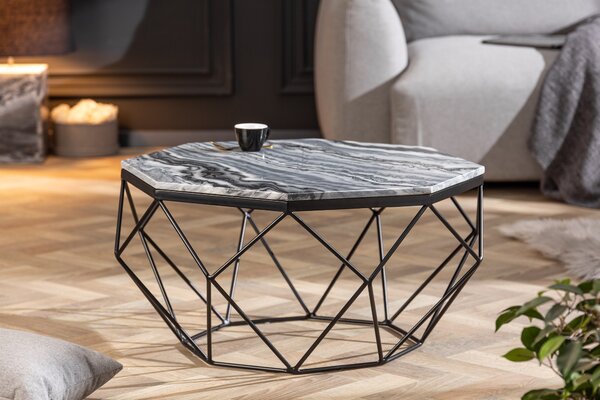 Konferenčný stolík DIAMANT 70 cm - sivá