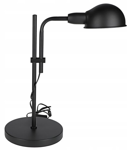 Stolná lampa 1xE27/40W/230V čierna