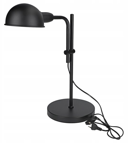Stolná lampa 1xE27/40W/230V čierna