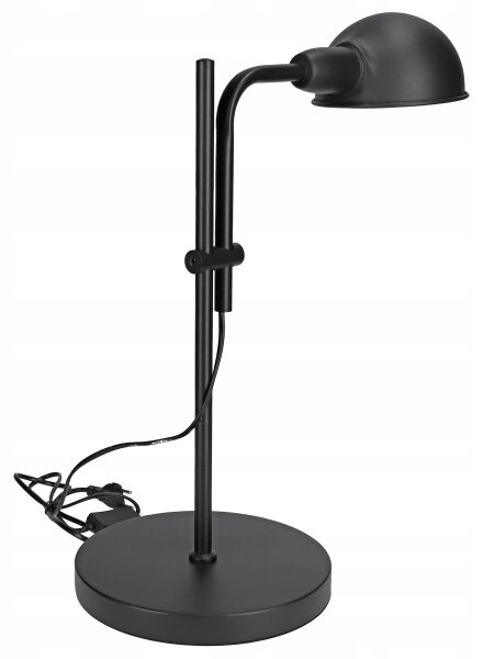 Stolná lampa 1xE27/40W/230V čierna