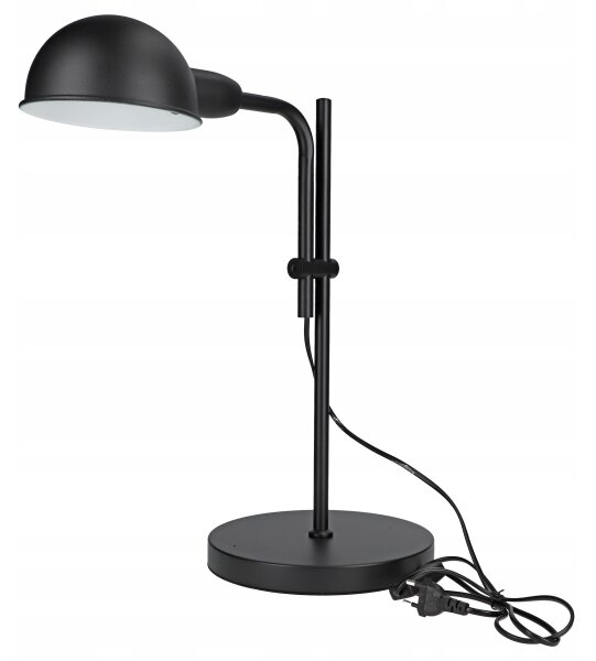 Stolná lampa 1xE27/40W/230V čierna