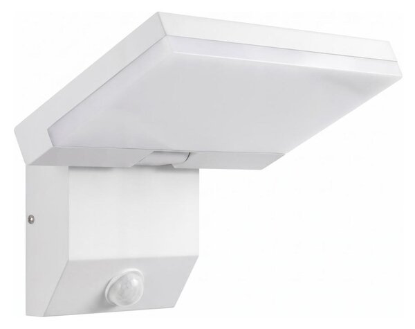 LED Vonkajšie nástenné svietidlo so senzorom LED/18W/230V IP44 biele