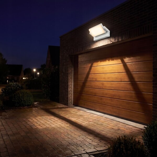 LED Stm vonkajšie nástenné svietidlo LED/12/18/24W/230V 3000/4000/6500K IP54 biela