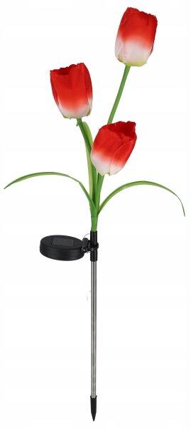 LED RGB Solárne dekoratívne svietidlo 3xLED/3,7V 200 mAh IP44 tulipán