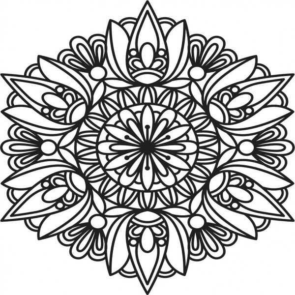 Mandala na stenu | Luxusná nástenná dekorácia do interiéru |SENTOP PR0254
