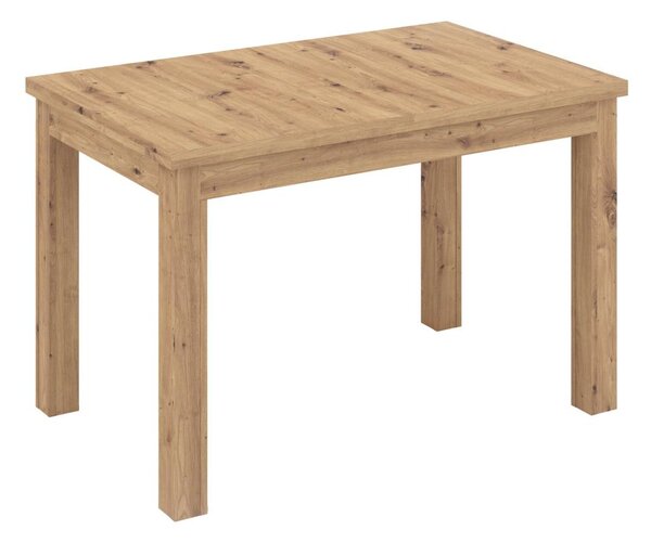 Rozkladací jedálenský stôl DOO 120/160x75 cm dub artisan