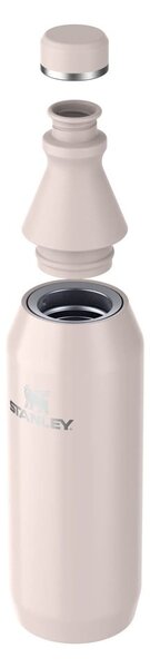 Svetloružová termofľaša z nehrdzavejúcej ocele 600 ml All Day Slim Bottle Rose Quartz – Stanley