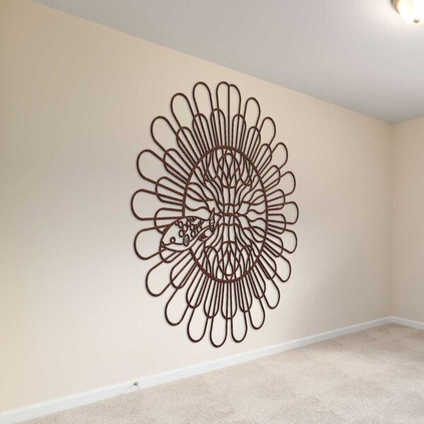 Unikátna 3D Mandala Ryba Premeňte svoju stenu na umenie I SENTOP PR0348