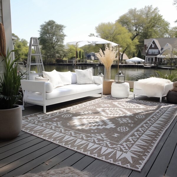 Obojstranný koberec Elle Decoration GEMINI Dynamic linen