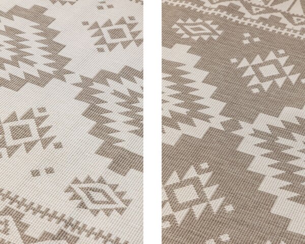 Obojstranný koberec Elle Decoration GEMINI Dynamic linen