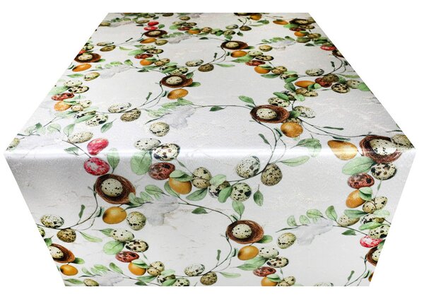 Veľkonočný žakarový vodeodolný behúň na stôl Farba Viacfarebná Rozmery 40x100 cm