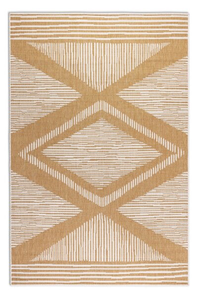 Obojstranný koberec Elle Decoration GEMINI Rhombus ochre